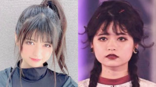 景井ひなの加工無しと加工ありの比較